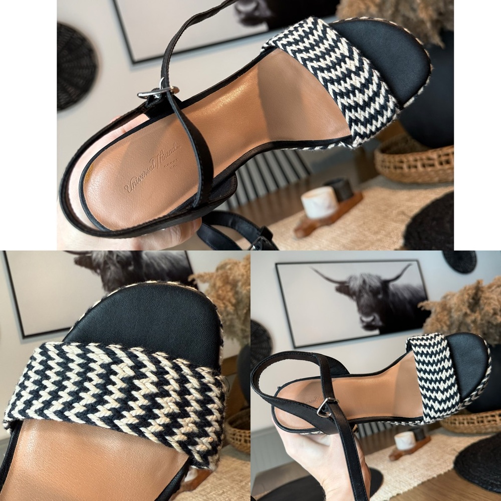 . Universal Thread Zig Zag Black & Off White/Crea… - image 11